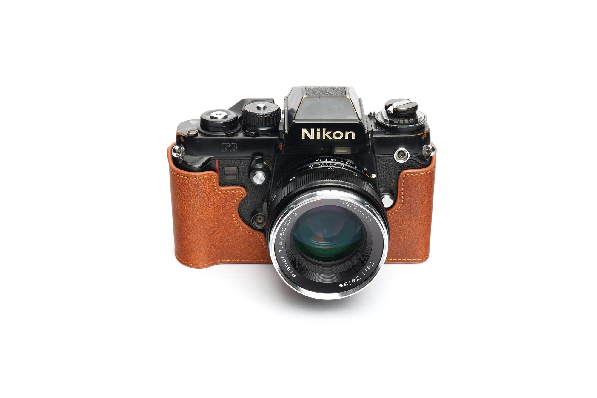 Amazon | BolinUS Nikon F3ケース ハンドメイド 本革 ハーフカメラ